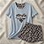 Kit Pijama Feminino Cinza Suede Premium - Imagem 5