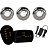 KIT COM 3 LED RGB INOX  9W  +CONTROLADOR LUXPOOL 2 AUX. - Imagem 1