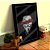 Quadro Decorativo Anonymous 33x25 C/ Vidro Sala Escritório - Imagem 1