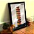 Quadro Decorativo Cidade Torre de Pisa Pop Art C/ Vidro 33x25 - Imagem 1