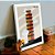 Quadro Decorativo Cidade Torre de Pisa Pop Art C/ Vidro 33x25 - Imagem 2