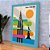 Quadro Decorativo Cidade New York Pop Art C/ Vidro 33x25 cm - Imagem 1