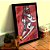 Quadro Decorativo Tenis Jordan C/ Moldura e Vidro 33x25 A4 - Imagem 1