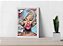 Quadro Decorativo Marilyn Monroe Chiclete Moldura e Vidro A4 - Imagem 2