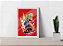 Quadro Decorativo Luigi Goombob C/ Moldura e Vidro 33x25 A4 - Imagem 2