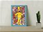 Quadro Decorativo Homer Ressaca C/ Moldura e Vidro 33x25 A4 - Imagem 1