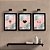 Quadro Decorativo Triptico da Fe  Moldura e Vidro 33x25 3pç - Imagem 4