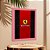 Quadro Decorativo Ferrari C/ Moldura e Vidro 33x25 cm A4 - Imagem 2