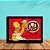 Quadro Envelhecido Simpsons Duff C/ Moldura e Vidro 33x25 cm - Imagem 1