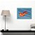 Quadro Decorativo Max Orange Cloud C/ Moldura e Vidro 33x25 - Imagem 4