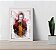 Quadro Decorativo Coringa Smoking Color Sala C/ Vidro 33x25 - Imagem 3