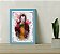 Quadro Decorativo Coringa Smoking Color Sala C/ Vidro 33x25 - Imagem 1