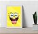Quadro Infantil Bob Esponja Sala Quarto C/ Vidro 33x25cm A4 - Imagem 3