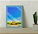 Quadro Decorativo Paisagem Fusca C/ Moldura e Vidro 33x25cm - Imagem 4