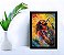 Quadro Decorativo Bob Marley Pop Arte Sala Quarto + Vidro A4 - Imagem 1