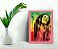 Quadro Decorativo Bob Marley Reggae Sala Quarto + Vidro A4 - Imagem 2