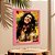 Quadro Decorativo Bob Marley Pop Ink Sala Quarto + Vidro A4 - Imagem 3
