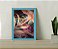 Quadro Decorativo Floral Abstrato Sala Quarto + Vidro A4 - Imagem 4