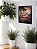 Quadro Decorativo Floral Abstrato Sala Quarto + Vidro A4 - Imagem 3