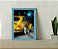 Quadro Decorativo Fusca Dourado Sala Escritório + Vidro A4 - Imagem 4
