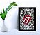Quadro Decorativo Rolling Stones Show Sala Escritório +Vidro - Imagem 1