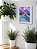 Quadro Decorativo Flamingo Love Sala Quarto + Vidro 33x25 A4 - Imagem 1