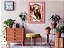 Quadro Decorativo Aguia Abstrata Sala Quarto +Vidro 33x25 A4 - Imagem 2