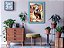Quadro Decorativo Aguia Abstrata Sala Quarto +Vidro 33x25 A4 - Imagem 1