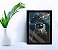 Quadro Decorativo Astronauta Beer Sala Bar + Vidro 33x25 A4 - Imagem 1
