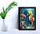 Quadro Decorativo Cavalo Marinho Sala Quarto +Vidro 33x25 A4 - Imagem 4