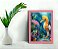 Quadro Decorativo Cavalo Marinho Sala Quarto +Vidro 33x25 A4 - Imagem 1
