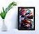 Quadro Decorativo kakashi Pop Art Escritório +Vidro 33x25 A4 - Imagem 1