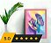 Quadro Decorativo Jordan Pop Art Loja Escritório+Vidro 33x25 - Imagem 1