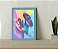 Quadro Decorativo Jordan Pop Art Loja Escritório+Vidro 33x25 - Imagem 2