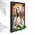 Quadro Decorativo Maria Abstrata Igreja Sala +Vidro 33x25 A4 - Imagem 3