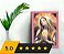 Quadro Decorativo Maria Abstrata Igreja Sala +Vidro 33x25 A4 - Imagem 1