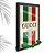 Quadro Decorativo Gucci Sala Escritório Loja + Vidro 33x25 - Imagem 4