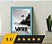 Quadro Decorativo Vans Praia Sala Escritório +Vidro 33x25 A4 - Imagem 4