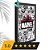 Quadro Decorativo Deadpool Marvel Sala Quarto + Vidro 33x25 - Imagem 1