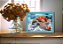 Quadro Decorativo Tartaruga Marinha + Vidro 33x25 Escritório - Imagem 1