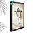 Quadro Decorativo Ele Ressucitou + Vidro 33x25 Sala Quarto - Imagem 1