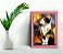 Quadro Decorativo Gato Abstrato + Vidro 33x25 Sala Quarto - Imagem 3