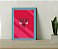 Quadro Decorativo Chicago Bulls Red + Vidro 33x25 Escrtório - Imagem 3