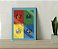 Quadro Decorativo 4 Casas Harry P + Vidro 33x25 Sala Estudio - Imagem 3