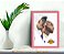Quadro Decorativo Black Mamba + Vidro 33x25 Sala Escritório - Imagem 2