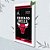 Quadro Decorativo Chicago Bulls Black+ Vidro 33x25 Escrtório - Imagem 1