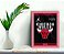 Quadro Decorativo Chicago Bulls Black+ Vidro 33x25 Escrtório - Imagem 4