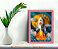 Quadro Decorativo Infantil Foguete Espacial + Vidro 33x25 - Imagem 2