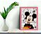 Quadro Decorativo Infantil Mickey Mouse + Vidro 33x25 Sala - Imagem 1