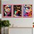 Quadro Decorativo Coffe Web Color Gourmet + Vidro 33x25 3pç - Imagem 3